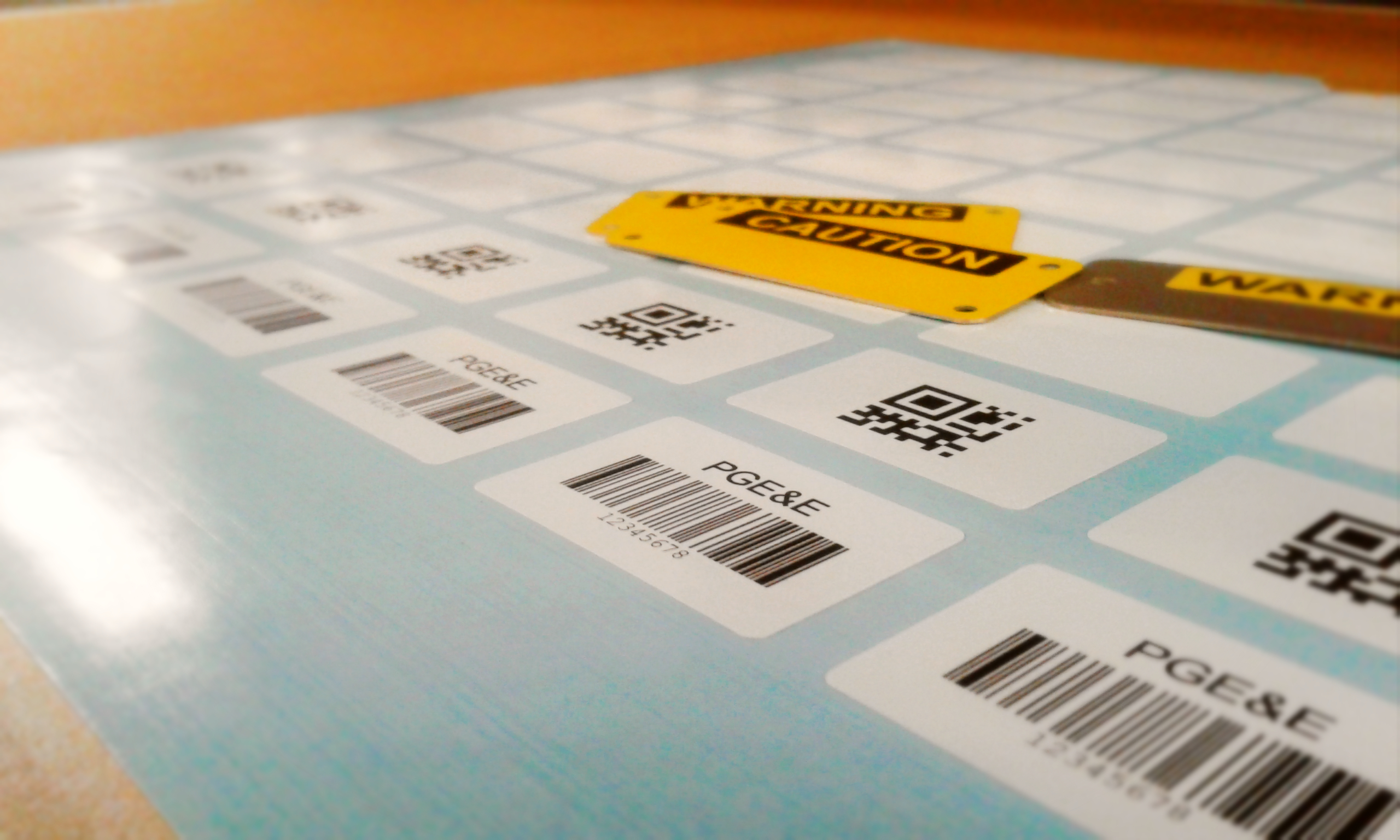 bar code - CNC Industrial Engraving